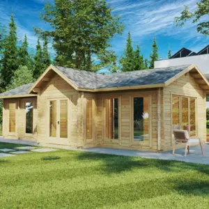 Großes Gartenbüro “Hansa 2” 10x4m, 10 × 4 m