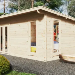 Kleines Ferienhaus-Holzhaus “Mia 2” 5x3m, 5 × 3 m