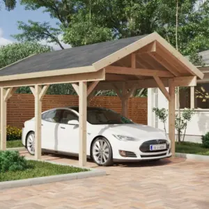 Holz-Carport-Bausatz “Henley” 4x5m, 4 × 5 m