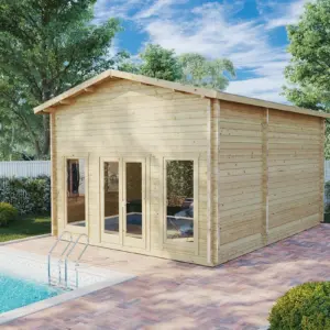 Gartenhaus “Golfsimulator 1” 5x6m aus Holz, 5 × 6 m