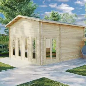 Gartenhaus “Golfsimulator 3” 6x5m, 6 × 5 m