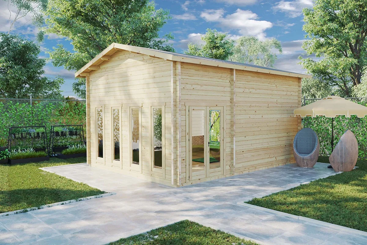 Gartenhaus “Golfsimulator 3” 6x5m, 6 × 5 m