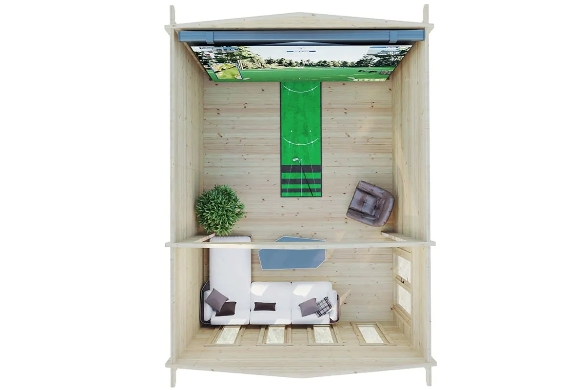 Gartenhaus “Golfsimulator 3” 6x5m, 6 × 5 m