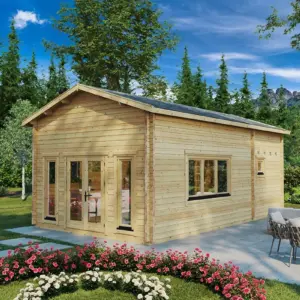 Blockhaus mit Schlafboden “Stefan 5” 5x8m, 5 × 8 m