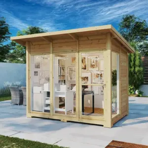 Kleines Gartenbüro “Avalon” 3x2m, 3 × 2 m