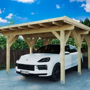 Holz-Carport “Dora” 4x5m, 4 × 5 m