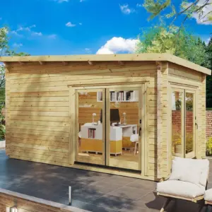 Gartenhaus-Gartenbüro “Roland 1” 5x3m, 5 × 3 m
