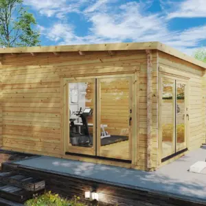 Gartenhaus-Fitnessraum “Roland 2” 5x4m, 5 × 4 m