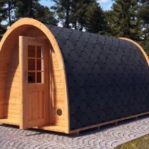 Campinghütte “Leif” 2x4m, 2 × 4 m
