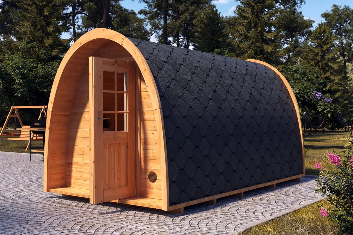 Campinghütte “Leif” 2x4m, 2 × 4 m