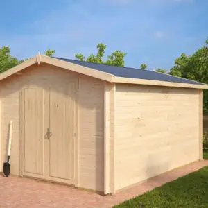 Großes Gartengerätehaus “Eva A” 3x4m, 3 × 4 m