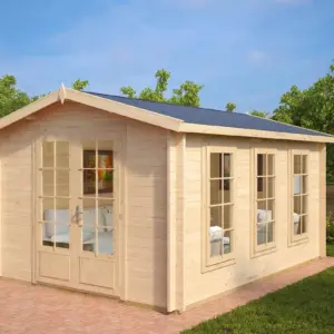 Gartenhaus “Eva B” 3x4m aus Holz, 3 × 4 m