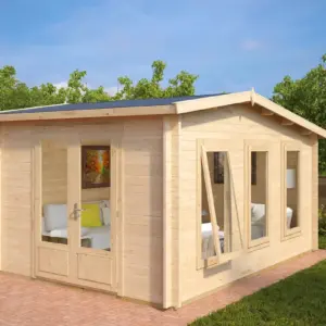 Gartenhaus “Eva X” 3x4m aus Holz, 3 × 4 m