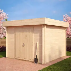 Gerätehaus “Lucas A” 3x3m aus Holz, 3 × 3 m