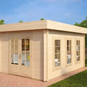 Gartenhaus “Jacob B” 3x4m aus Holz, 3 × 4 m