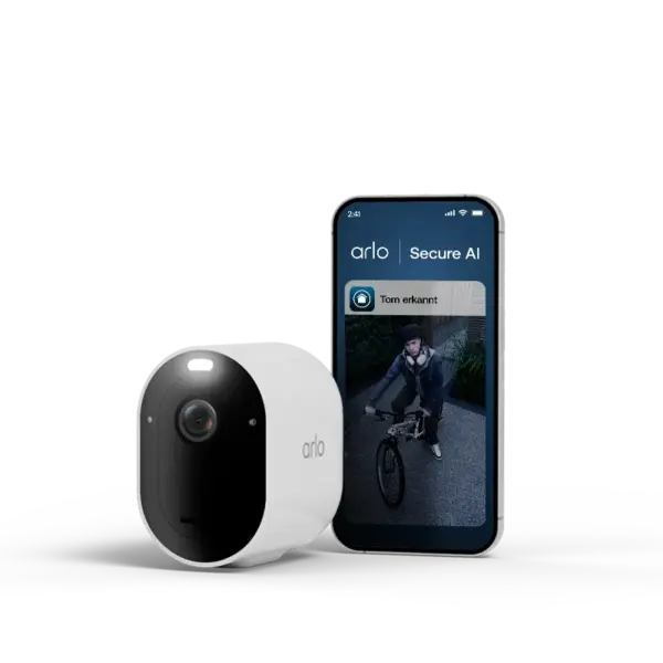 Arlo Pro 6 2K+ Überwachungskamera - 1er Set - Weiß
